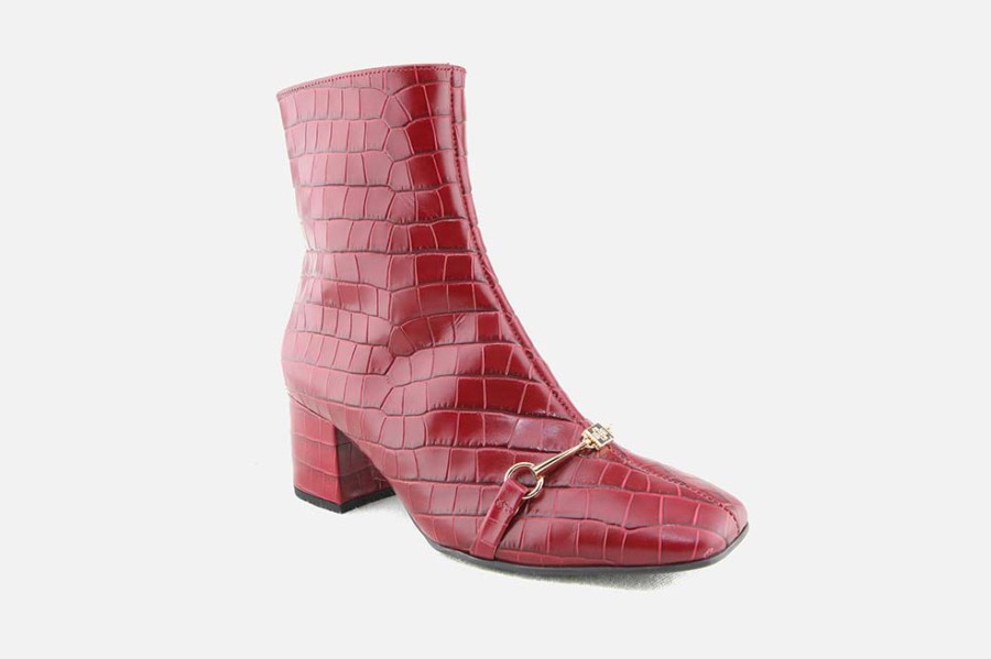 Women Hōgl | Hogl - Hesper Cherry Ankle Boots On Labotte