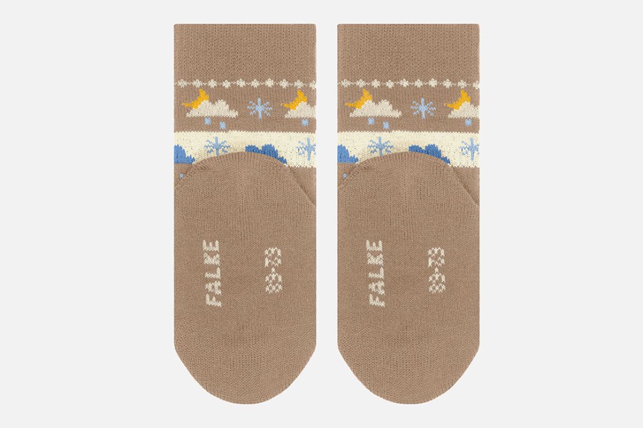 Girls Falke | Falke - Weather Socks Brown Socks On Labotte