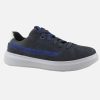Boys Superfit | Superfit - Hooray Lace Grey Blue Lace-Up Shoes On Labotte