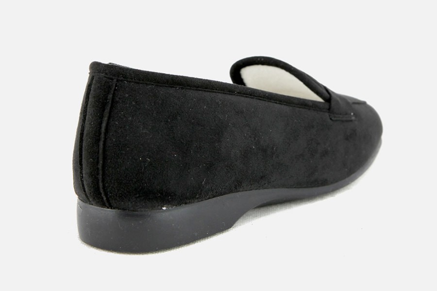 Women Exquise | Exquise - Relax Noir Low Slippers On Labotte