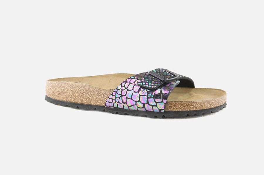 Women Birkenstock | Birkenstock - Madrid Shiny Snake Multi Sandals On Labotte