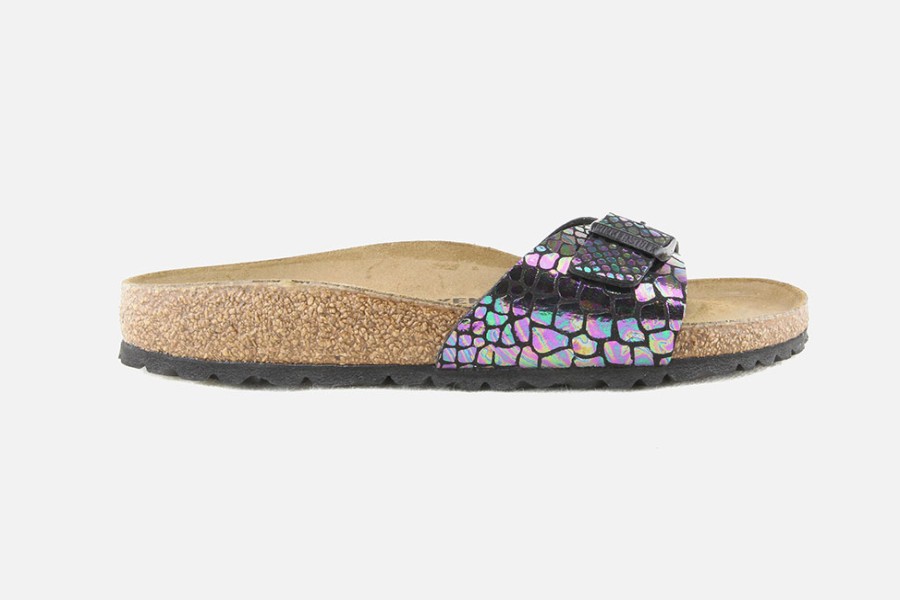 Women Birkenstock | Birkenstock - Madrid Shiny Snake Multi Sandals On Labotte