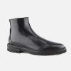 Women Lorenzo Masiero | Lorenzo Masiero - Land Lisse Noir Ankle Boots On Labotte