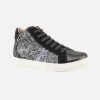 Girls Romagnoli | Romagnoli - Odeline Noir Glitter Lace-Up Boots On Labotte