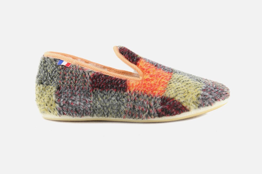 Women Les chaussons de Flo | Les Chaussons De Flo - Zaza Doudou Multi Charentaises On Labotte