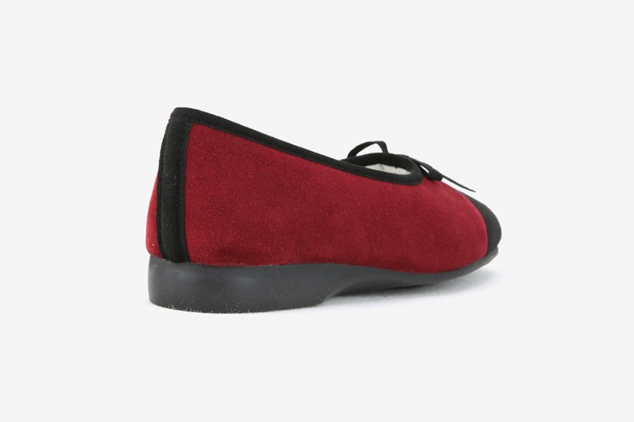 Women Exquise | Exquise - Songe Noir Prune Low Slippers On Labotte