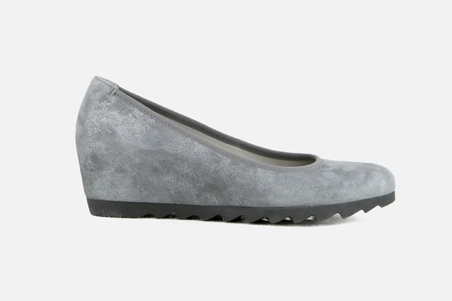 Women Gabor | Gabor - July Dark Silver Pumps On Labotte