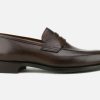 Men Crockett & Jones | Crockett & Jones - Sydney Brown City Sole Loafers On Labotte