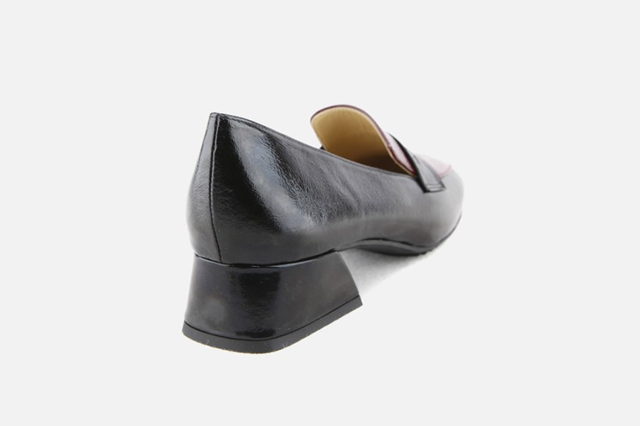 Women Brunate | Brunate - Back Noir Rubis Loafers On Labotte