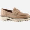 Women Paul Green | Paul Green - Passe Passe Cafe Latte Loafers On Labotte