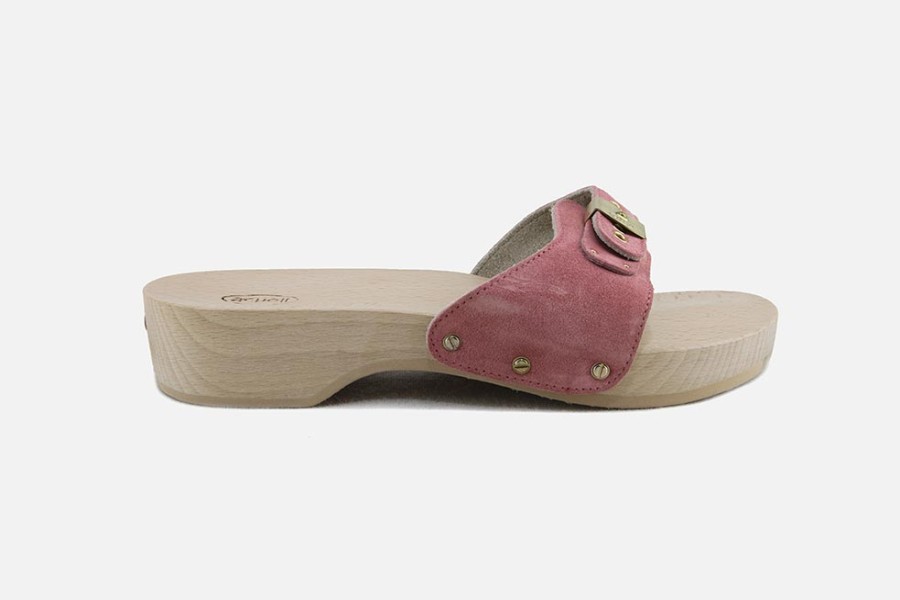 Women Scholl | Scholl - Pescura Heel Pink Sandals On Labotte