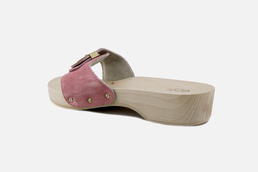 Women Scholl | Scholl - Pescura Heel Pink Sandals On Labotte