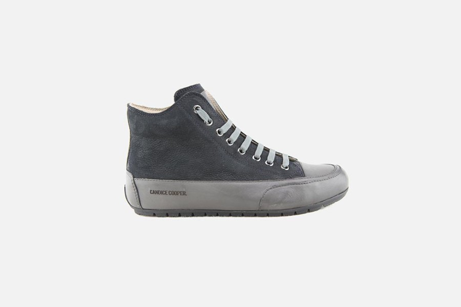Women Candice Cooper | Candice Cooper - Plus Grey Night Lace-Up Boots On Labotte