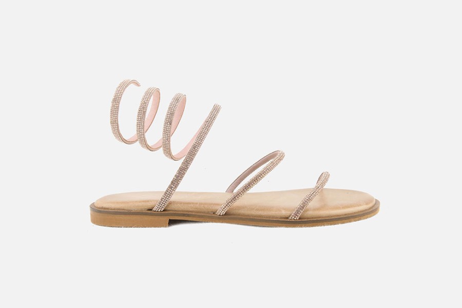 Women Caryatis | Caryatis - Caryatis Thalie Blush Sandals On Labotte