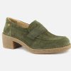 Women El Naturalista | El Naturalista - Ticino Moc Forest Loafers On Labotte