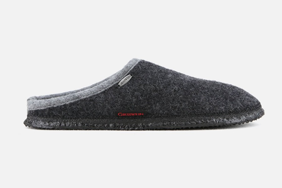 Women Giesswein | Giesswein - Cabane Gris Low Slippers On Labotte