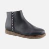 Girls Beberlis | Beberlis - Blondine Marine Ankle Boots On Labotte