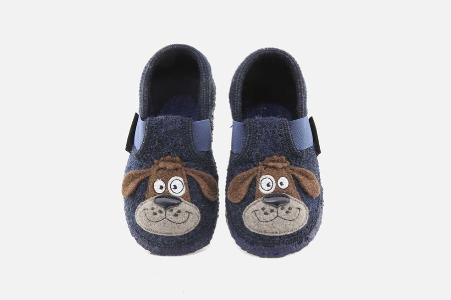 Girls Giesswein | Giesswein - Emilien Le Chien Low Slippers On Labotte