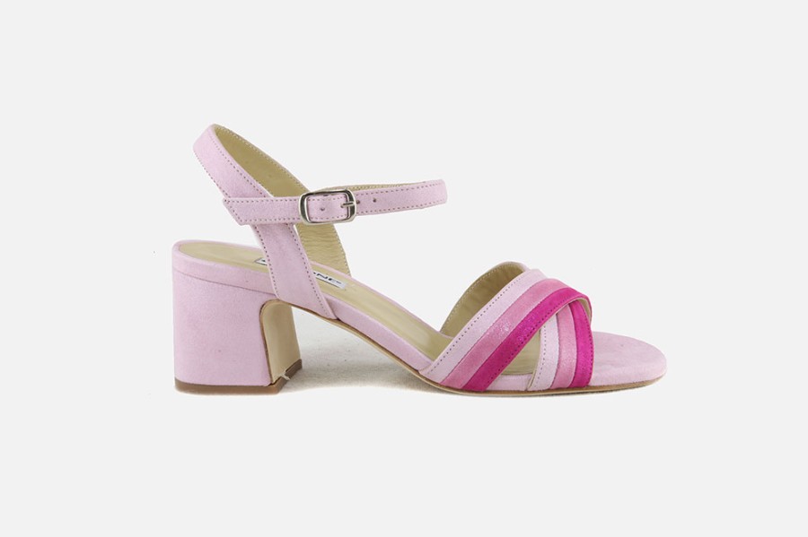 Women Cervone | Cervone - Croisette Rosa Sandals On Labotte