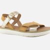 Girls Bellamy | Bellamy - Tilda Or Camel Sandals On Labotte
