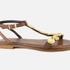 Women Caryatis | Caryatis - Caryatis Thyone Brown Sandals On Labotte