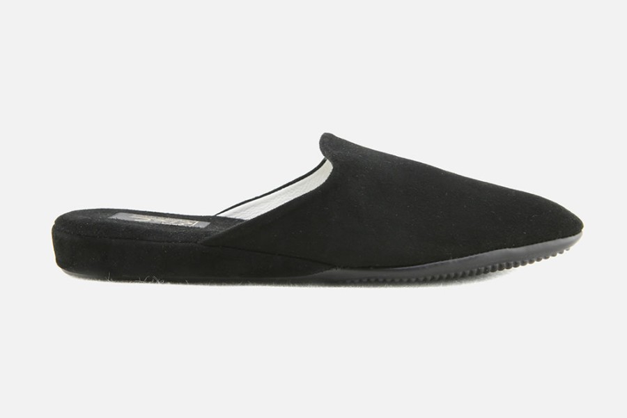 Men Erel | Erel - Pallas Noir Low Slippers On Labotte