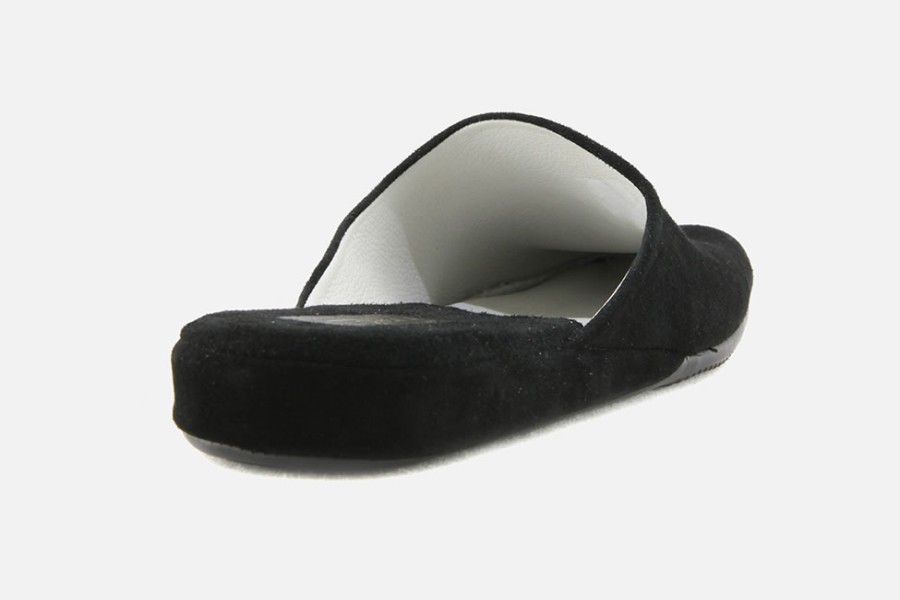 Men Erel | Erel - Pallas Noir Low Slippers On Labotte