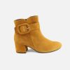 Women Gabor | Gabor - Harmonie Curry Ankle Boots On Labotte