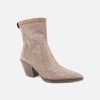 Women Pedro Miralles | Pedro Miralles - Forget Me Not Perle Taupe Ankle Boots On Labotte