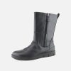 Women Ecco | Ecco - Bella Hi Bizip Black Ankle Boots On Labotte