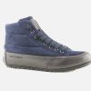 Women Candice Cooper | Candice Cooper - Plus Pump Chic Night Blue Lace-Up Boots On Labotte