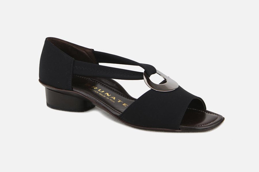 Women Brunate | Brunate - Brindisi T Noir Sandals On Labotte
