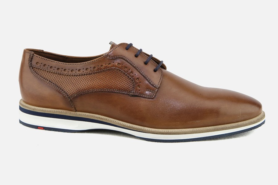 Men LLOYD | Lloyd - Jerry Cognac Derbies On Labotte