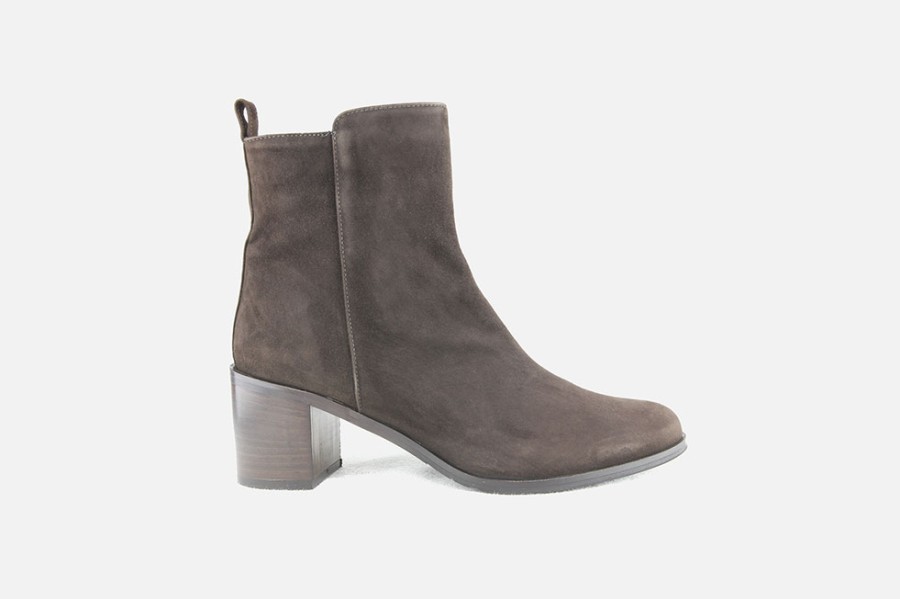 Women Cervone | Cervone - Chabada Daim Choco Ankle Boots On Labotte