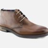 Men LLOYD | Lloyd - Daniel Cognac Vintage Lace-Up Boots On Labotte