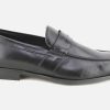 Men Geox | Geox - New Life Moc Black Loafers On Labotte