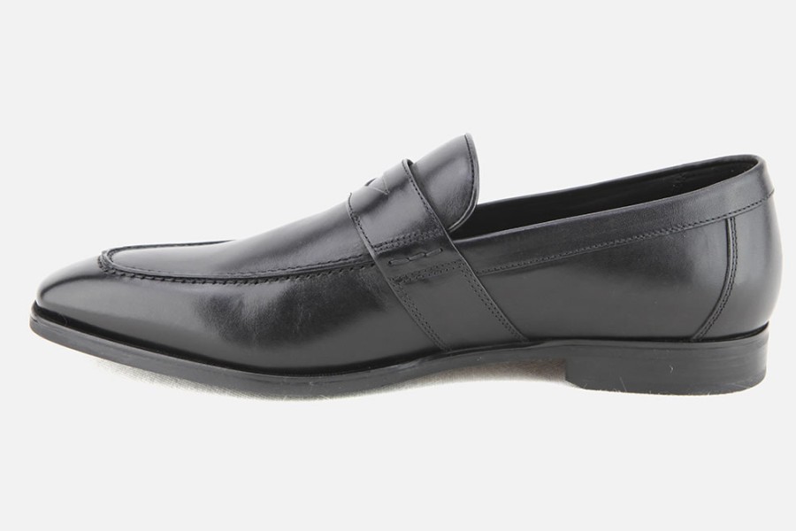 Men Geox | Geox - New Life Moc Black Loafers On Labotte
