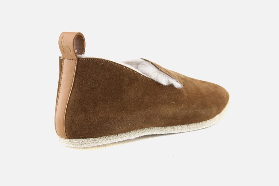 Women La Charentaise Tcha | La Charentaise Tcha - Wooly Cognac Charentaises On Labotte