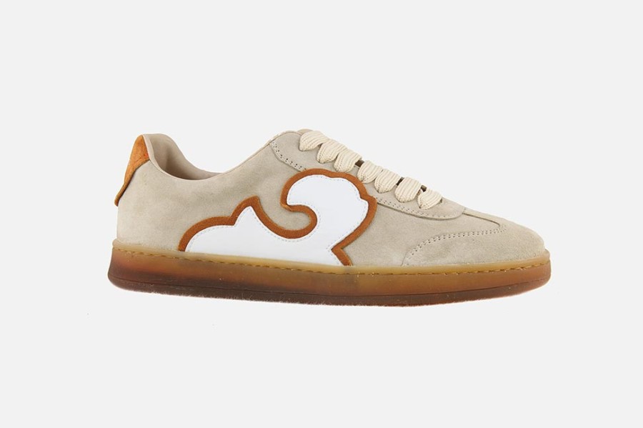 Women MaiMai | Maimai - Encyclo Sandy Caramel Sneakers On Labotte
