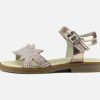 Girls Lunella | Lunella - Lola Rosa Mirror Sandals On Labotte