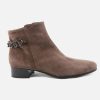 Women Brunate | Brunate - Breteuil Noisette Ankle Boots On Labotte