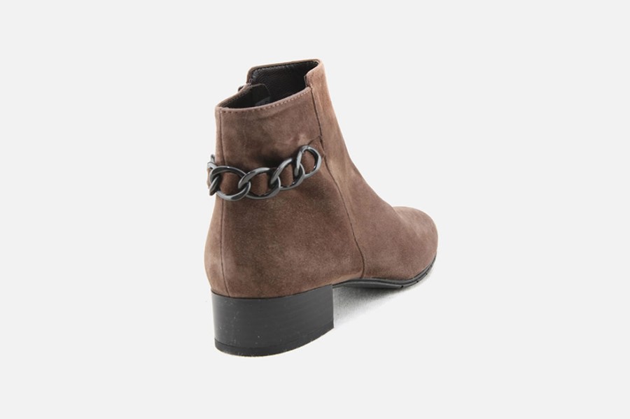 Women Brunate | Brunate - Breteuil Noisette Ankle Boots On Labotte