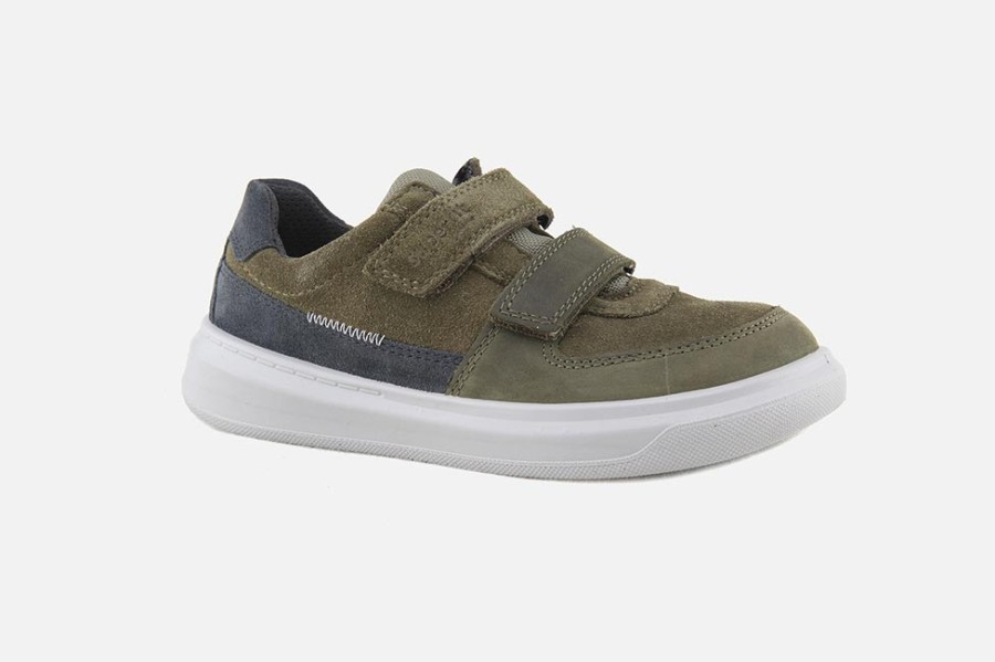 Boys Superfit | Superfit - Hooray Scratch Military Velcro Shoes On Labotte