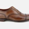 Men Crockett & Jones | Crockett & Jones - Barrington 2 Tan Oxfords On Labotte