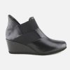 Women Thierry Rabotin | Thierry Rabotin - Santal Noir Ankle Boots On Labotte
