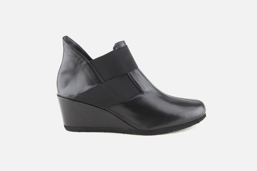 Women Thierry Rabotin | Thierry Rabotin - Santal Noir Ankle Boots On Labotte