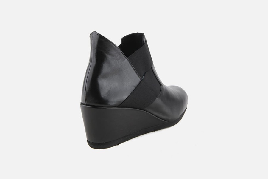 Women Thierry Rabotin | Thierry Rabotin - Santal Noir Ankle Boots On Labotte