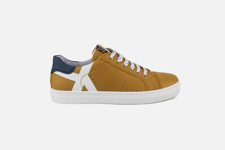 Boys Romagnoli | Romagnoli - Marvin Ocra Lace-Up Shoes On Labotte