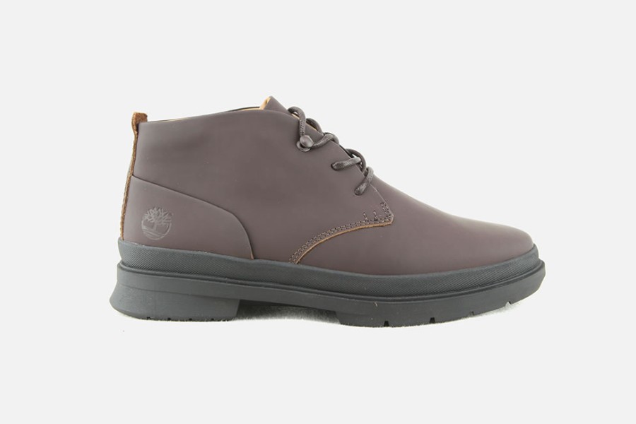 Men Timberland | Timberland - Boulevard Chukka Dark Brown Lace-Up Boots On Labotte