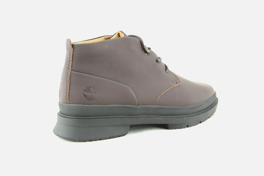 Men Timberland | Timberland - Boulevard Chukka Dark Brown Lace-Up Boots On Labotte